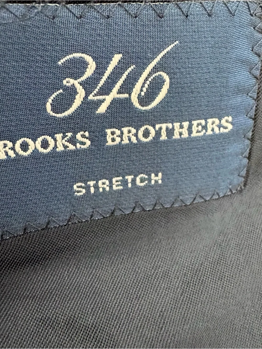 Brooks Brothers 346 Stretch Men's 48 Reg Blue Plaid Blazer Wool Blend